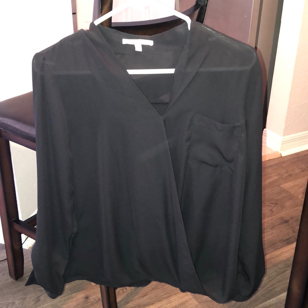 Sheer black long sleeve